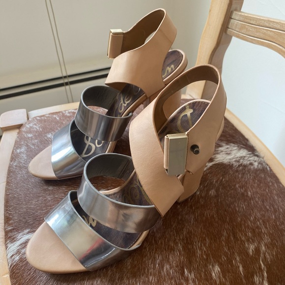 Sam Edelman Metallic/leather Sandals - Picture 4 of 9